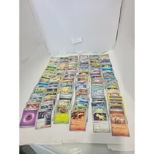 Set Lot Of 120 Pokemon Cards Lot Good Condition.